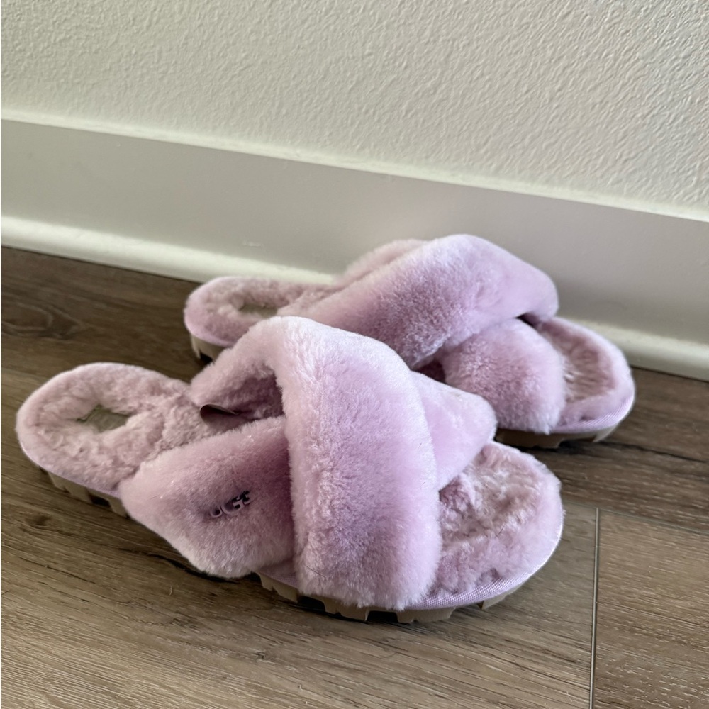 UGG Australia SN 1107955 Astor Pink Sherling Slides Slippers Women’s 9